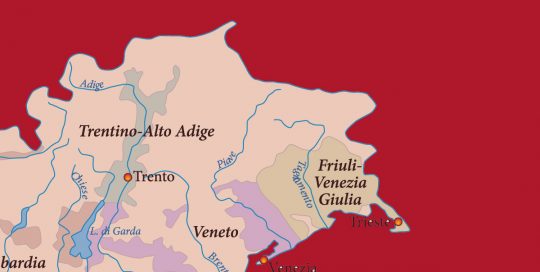 MOVI Weinregion Veneto Karte